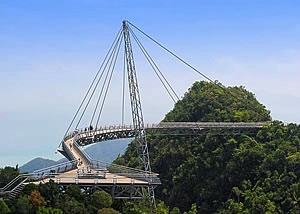 langkawi sky bridge close to Laguna