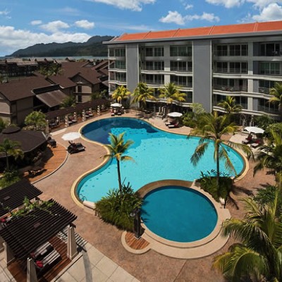 exclusive pool and lounge areas